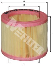 A 826 Фільтр повітряний MANN-FILTER арт. A826